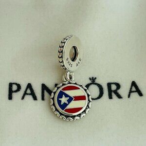 Pandora Puerto Rico Flag Exclusive Dangle Charm Old San Juan Puerto Rico Travel